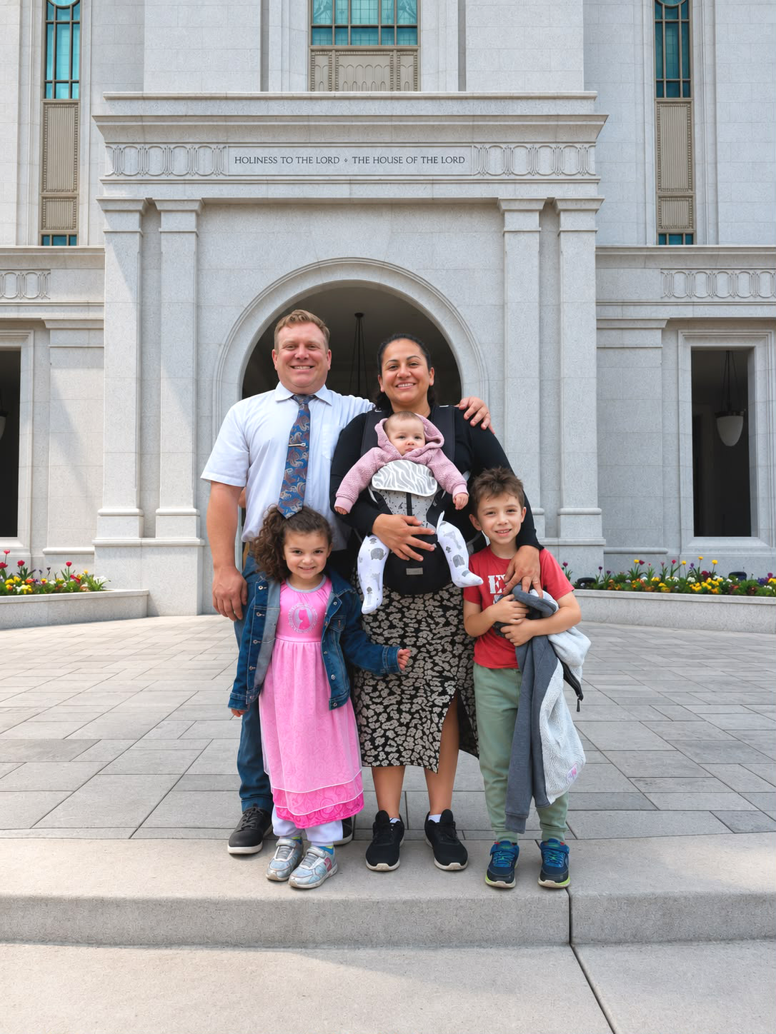 The Bluewave owner with his family in Utah